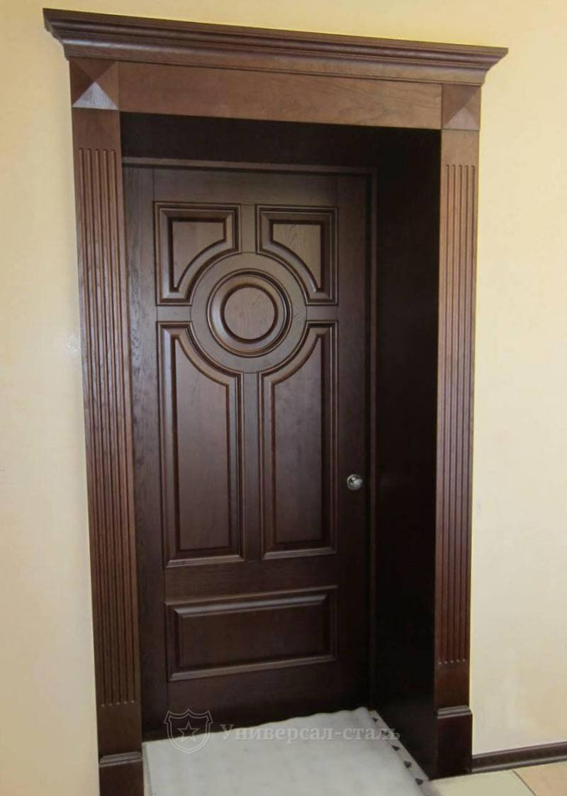 Отделка дверного проема входной двери