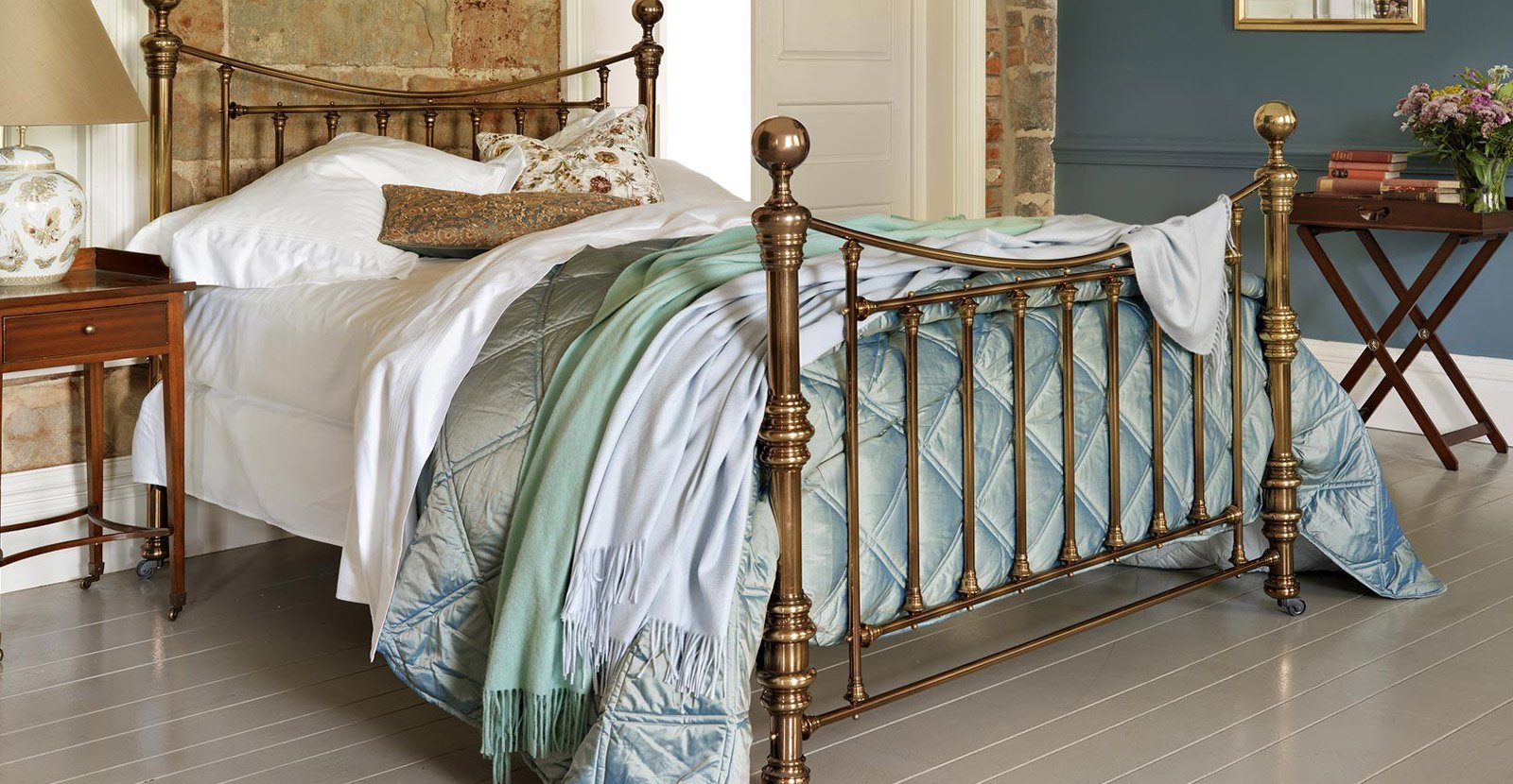 Classic Victorian King Size Brass and Iron Bed 238403 Sellin кровать