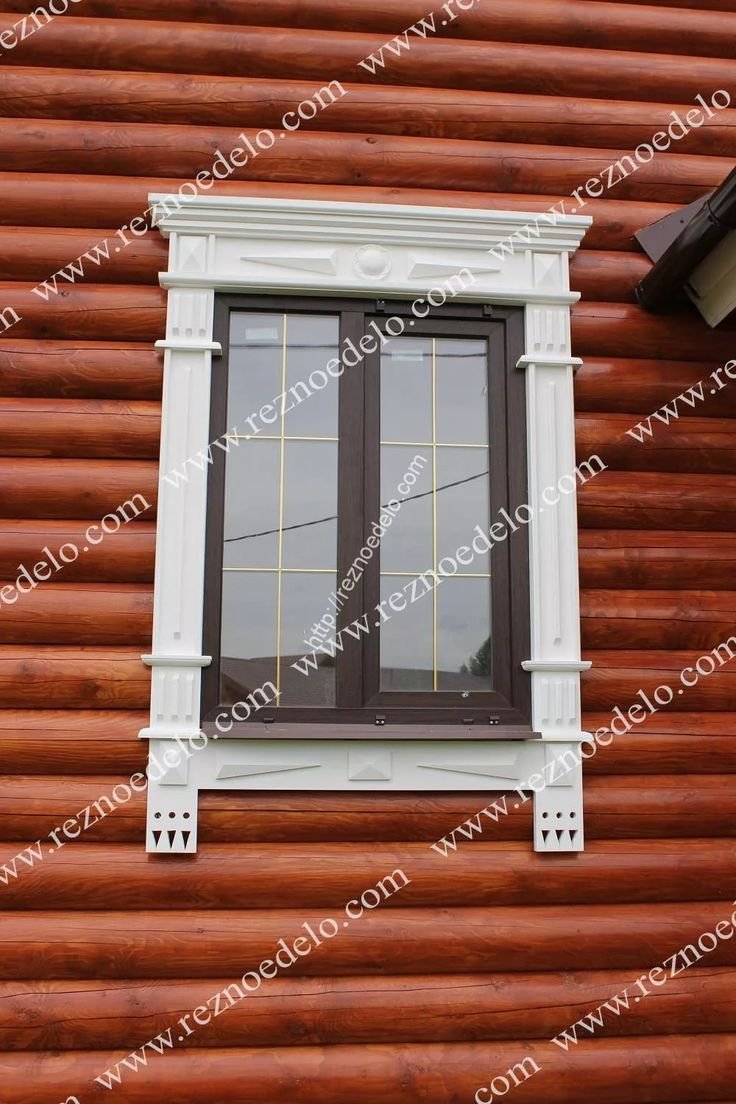 Наличники на окна деревянные для внешней отделки