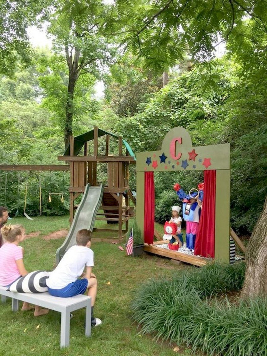 Детская зона в саду