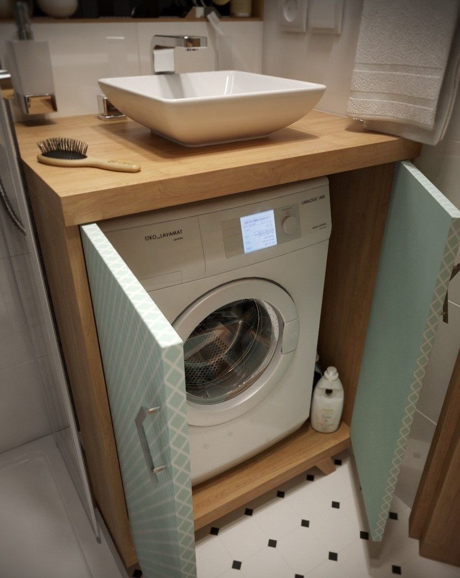 Стеллаж для ванной washing Machine Rack TM-011