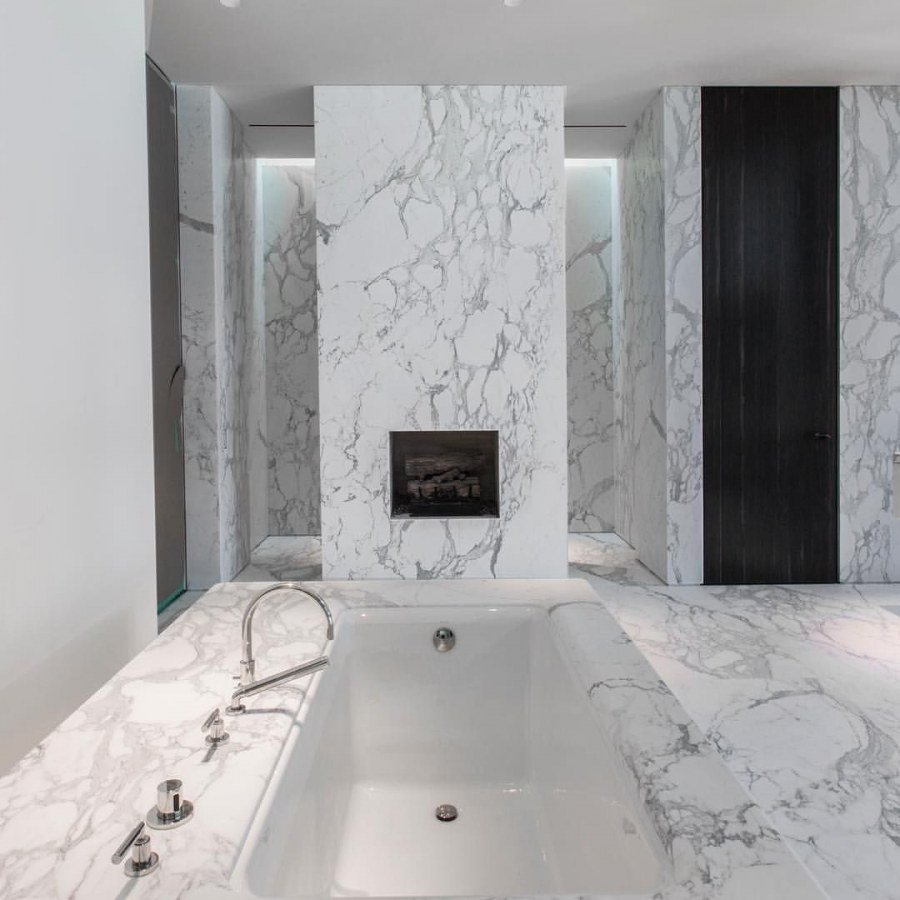 Laparet Calacatta Oro в интерьере
