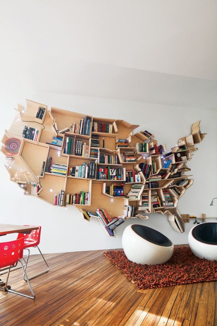 Couple saw this DIY Bookshelf Design online,