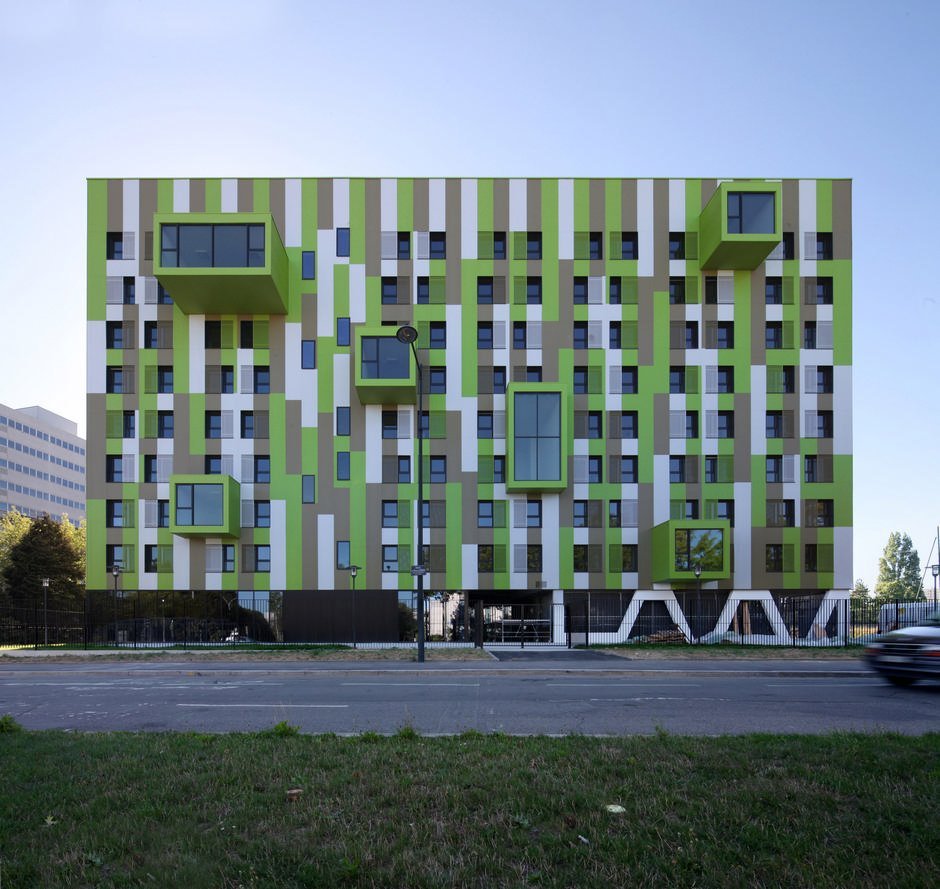 Цветовое решение фасадов жилых домов