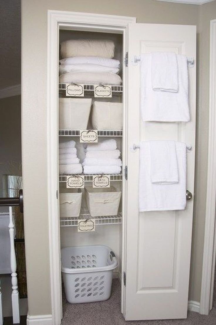 Шкаф для белья в ванную комнату для полотенцев