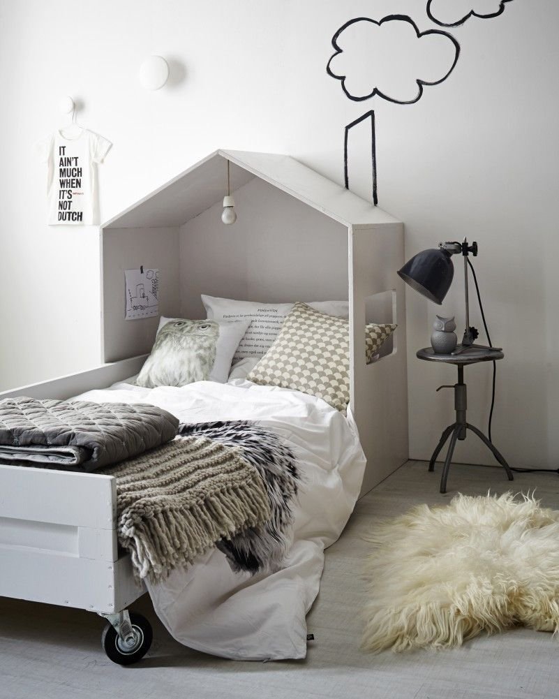 Кровать домик Scandi Nest