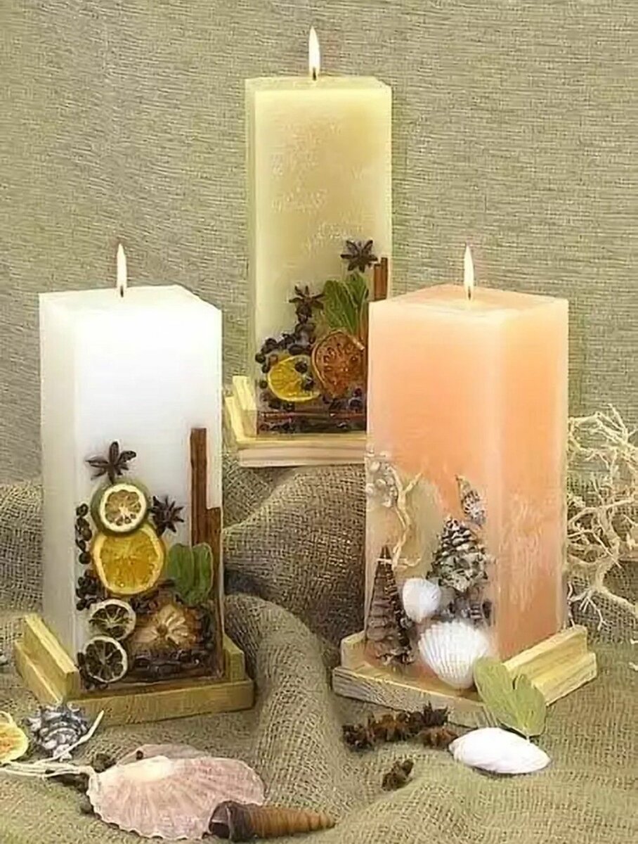 Свечи декоративные