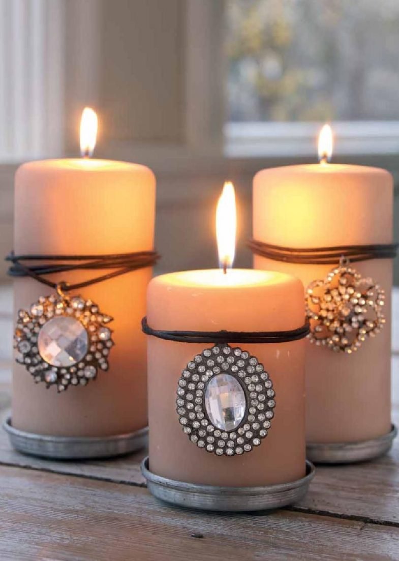 Свечи красивые декоративные