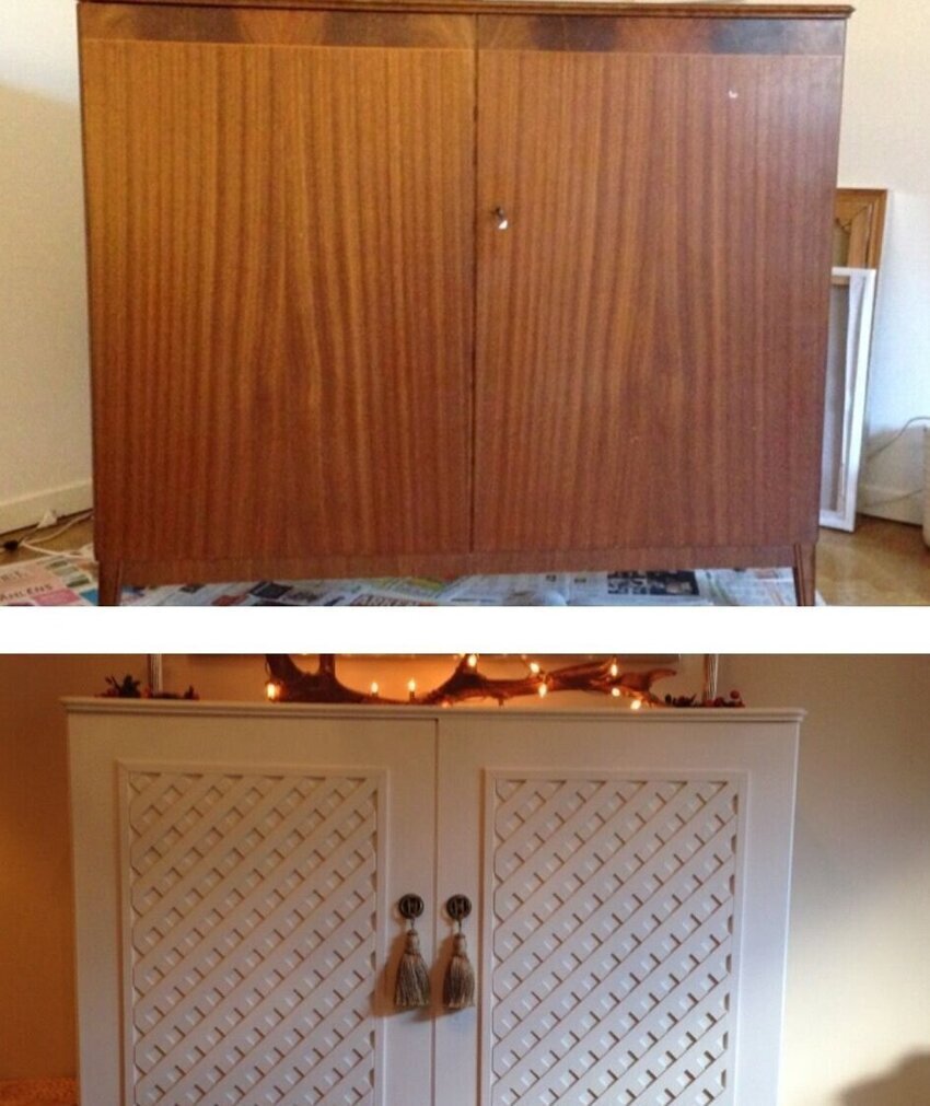 реставрация старого платяного шкафа