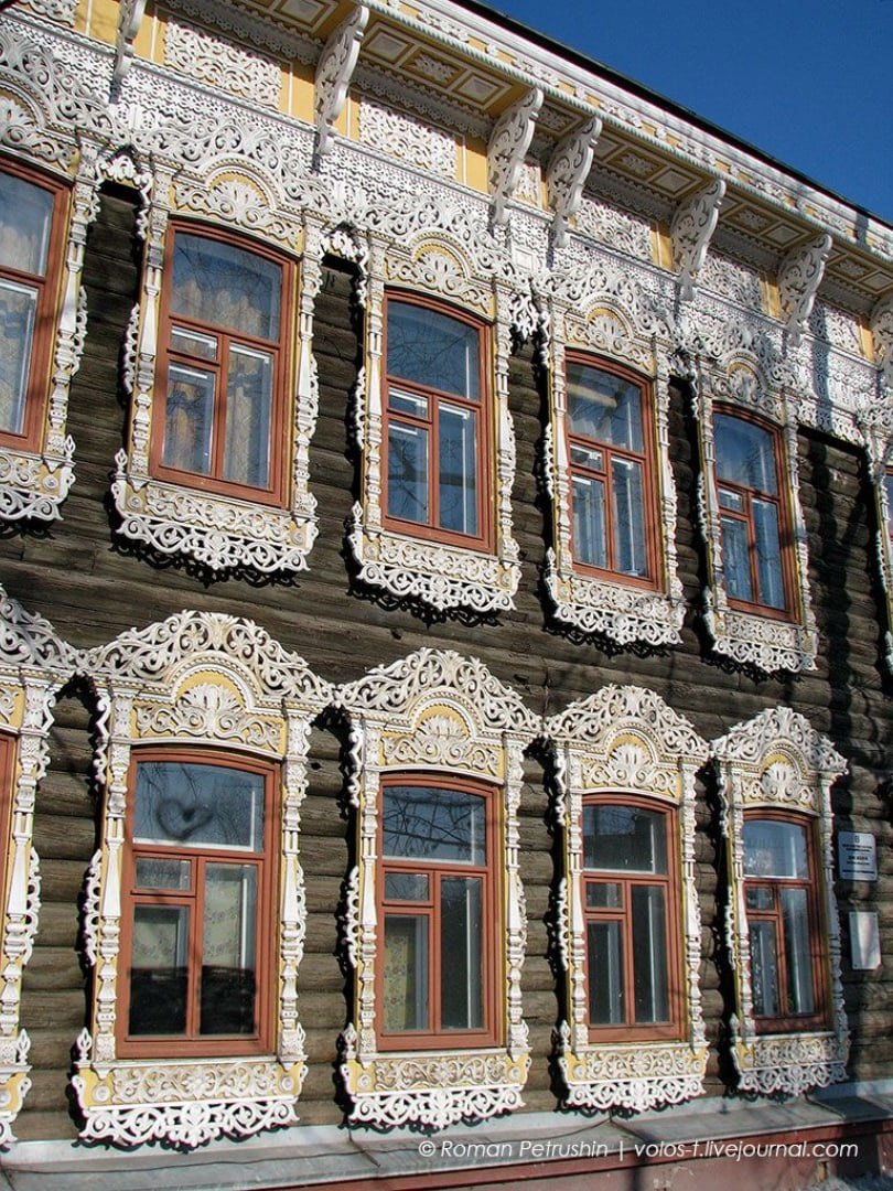 Деревянное зодчество Томск фасад