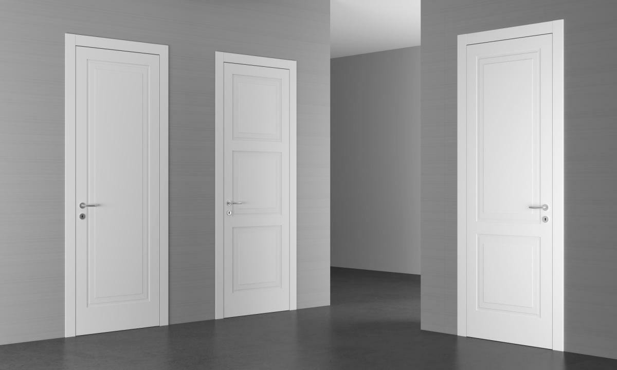 двери белые эмаль межкомнатные в интерьере