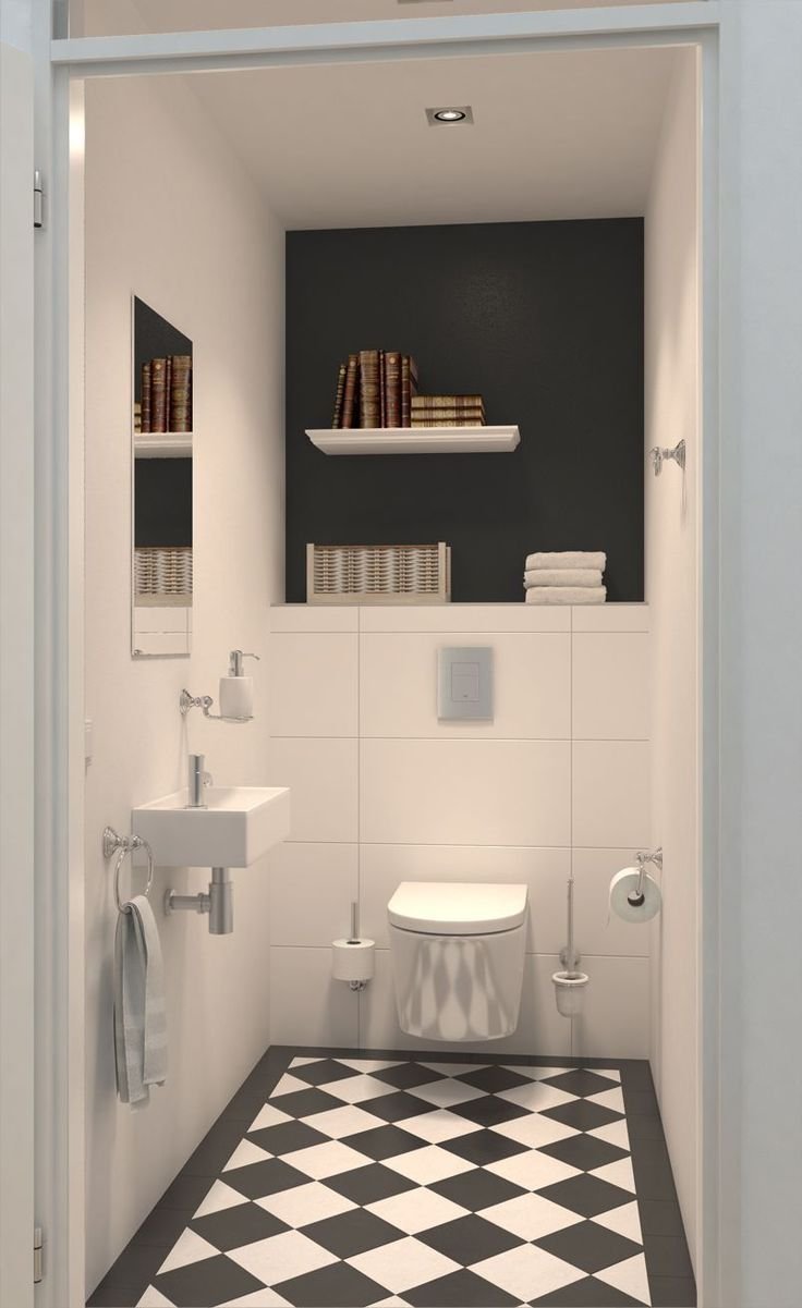 Декор туалета маленького