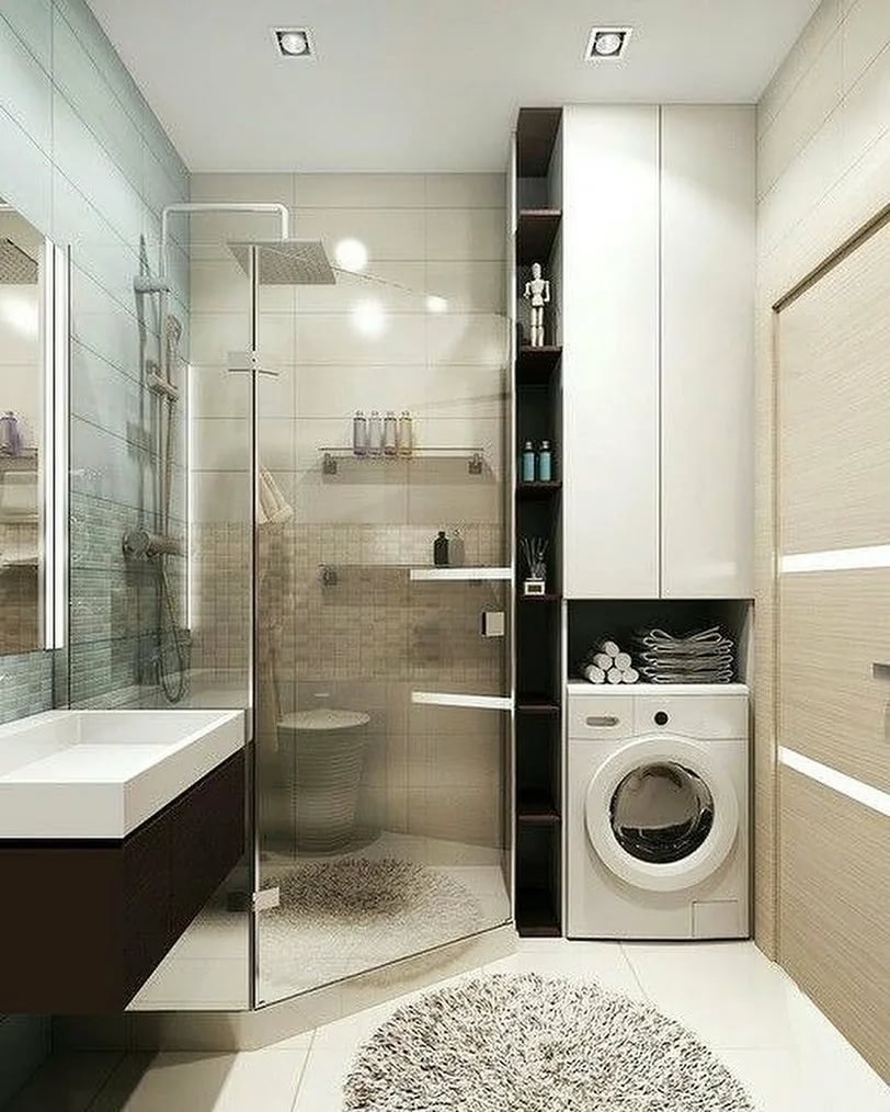 Дизайн маленькой ванной