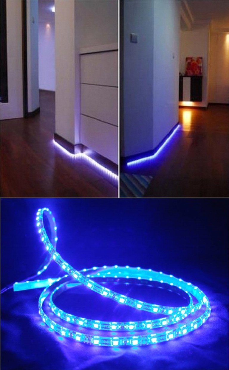 Лента led светодиодная на стенну