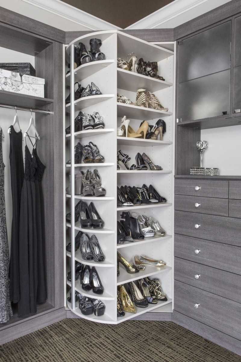 Шкаф для обуви в гардеробной