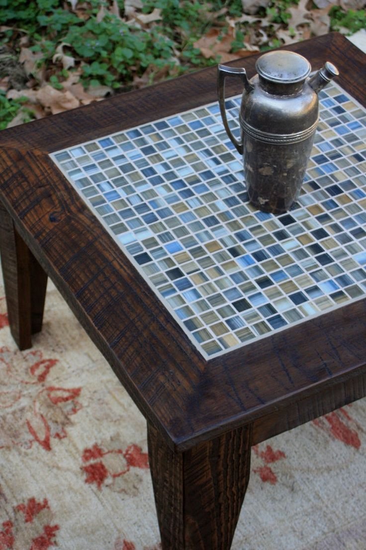 Стеклянная мозаика стол