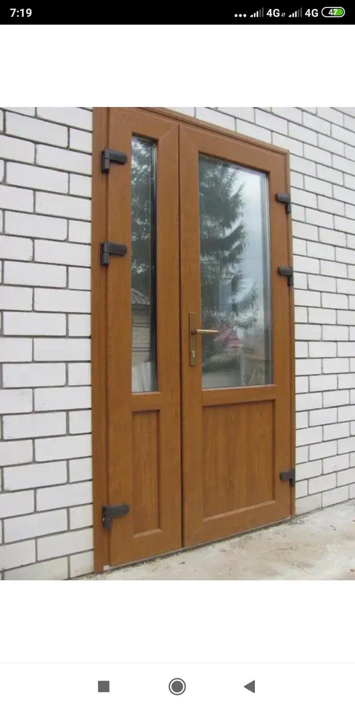 Дверь входная ПВХ 1200х2100