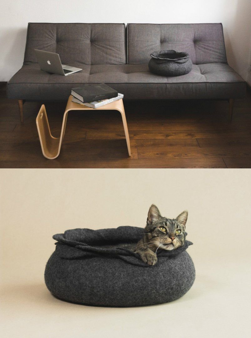 кошки и мягкая мебель