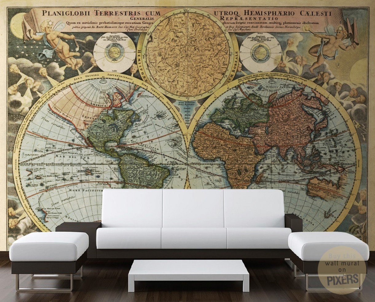 Карта мира в оон на стене фото