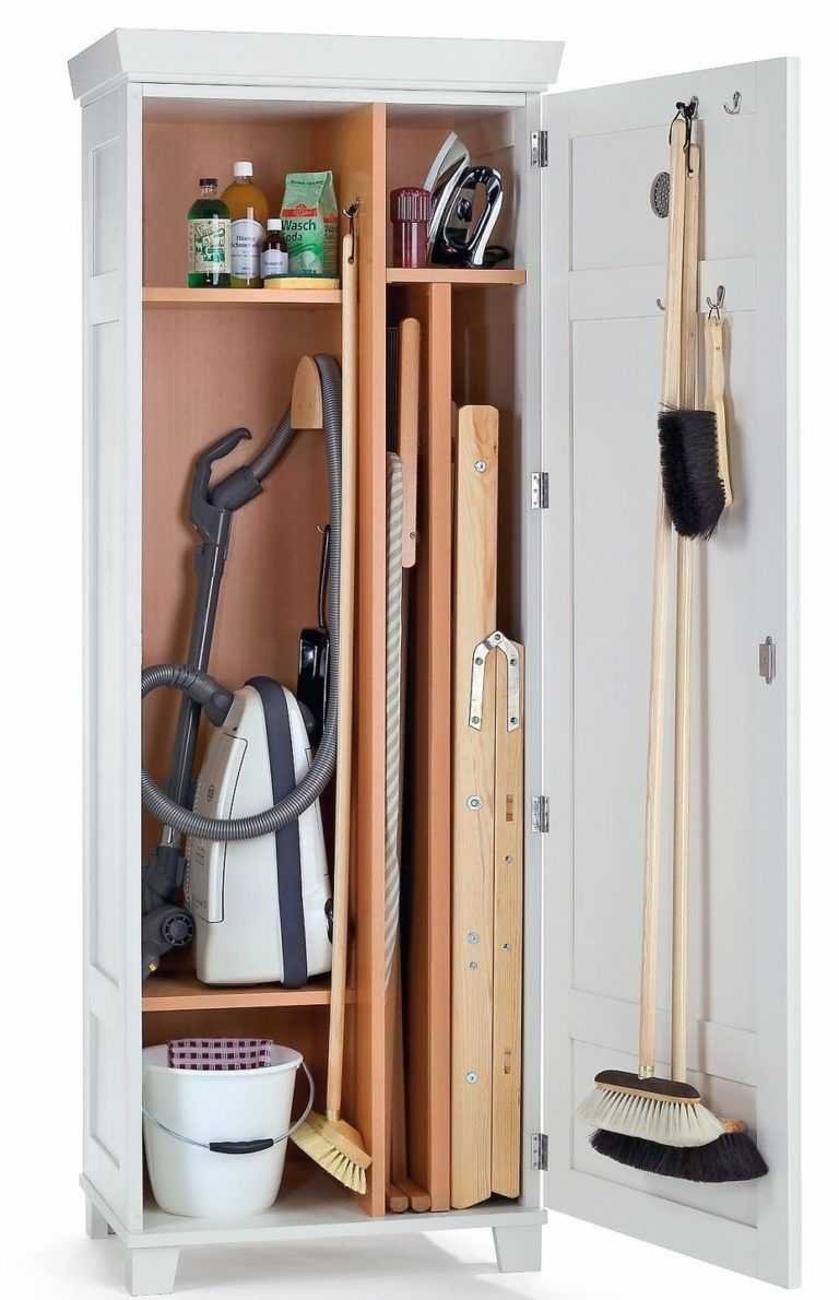 Шкаф хозяйственный для уборочного инвентаря для дома