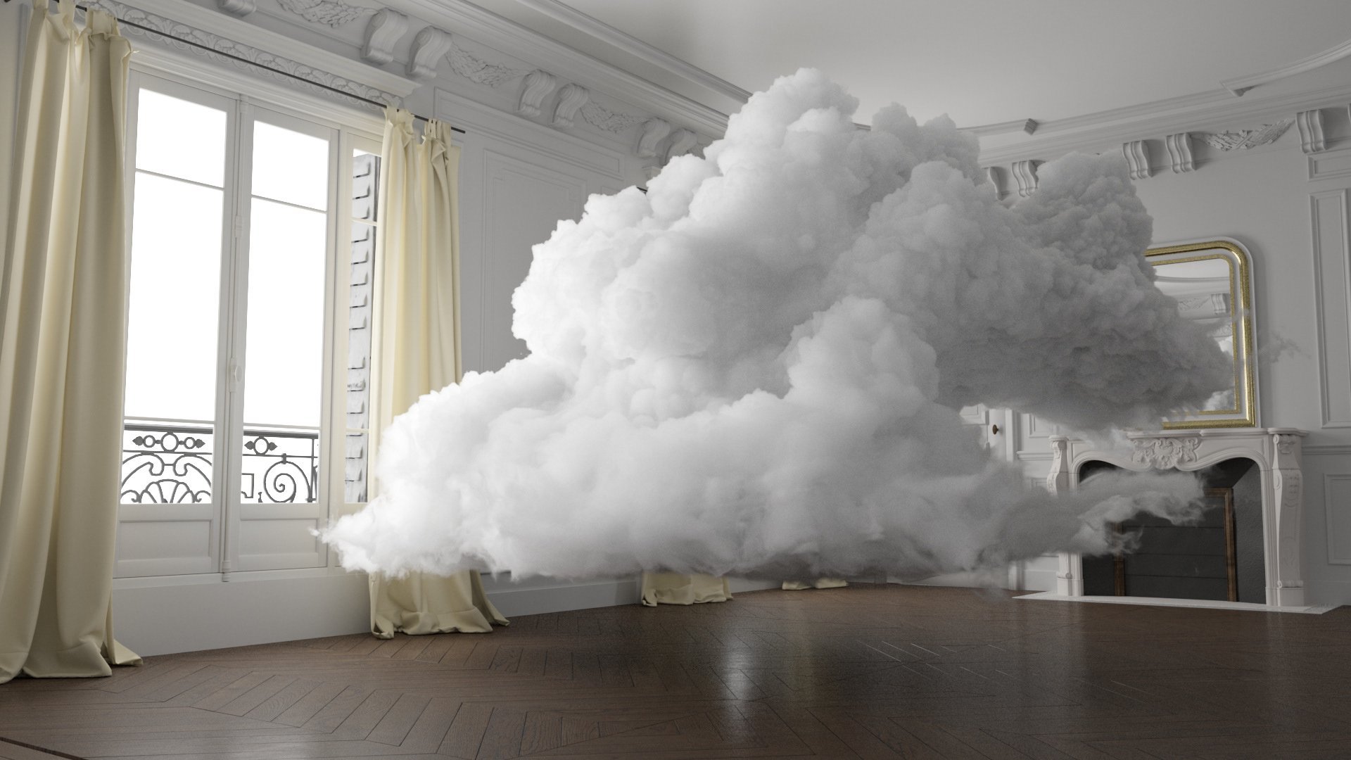 3 d cloud. 3ds Max 2023. Объемные облака. Облака в комнате.