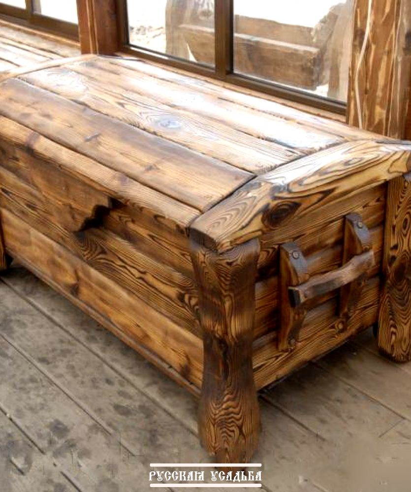 Мебель из брашированного дерева