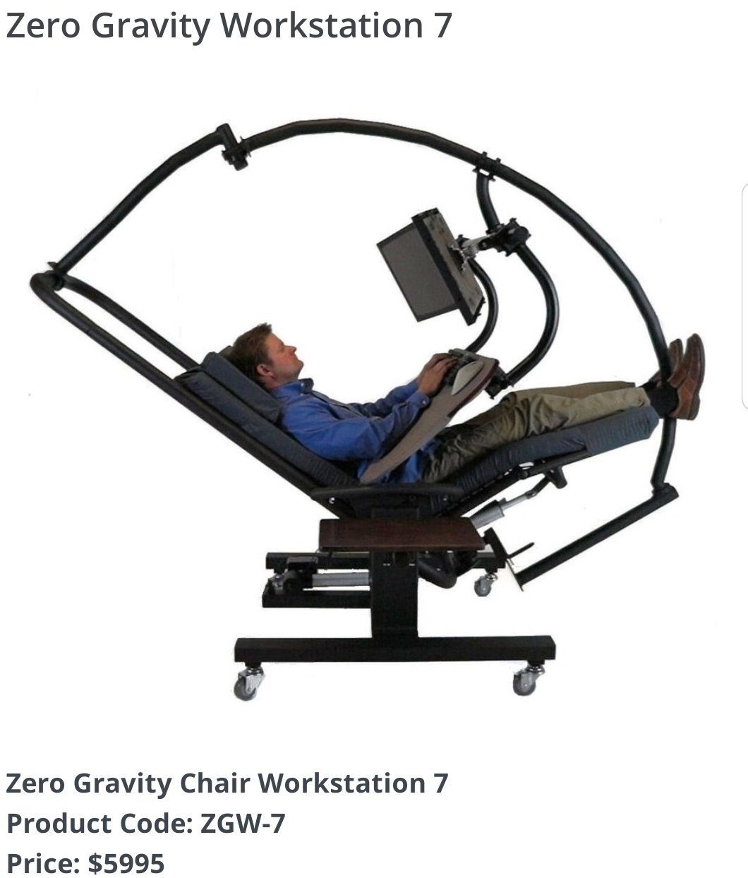 Кресло Zero Gravity Workstation