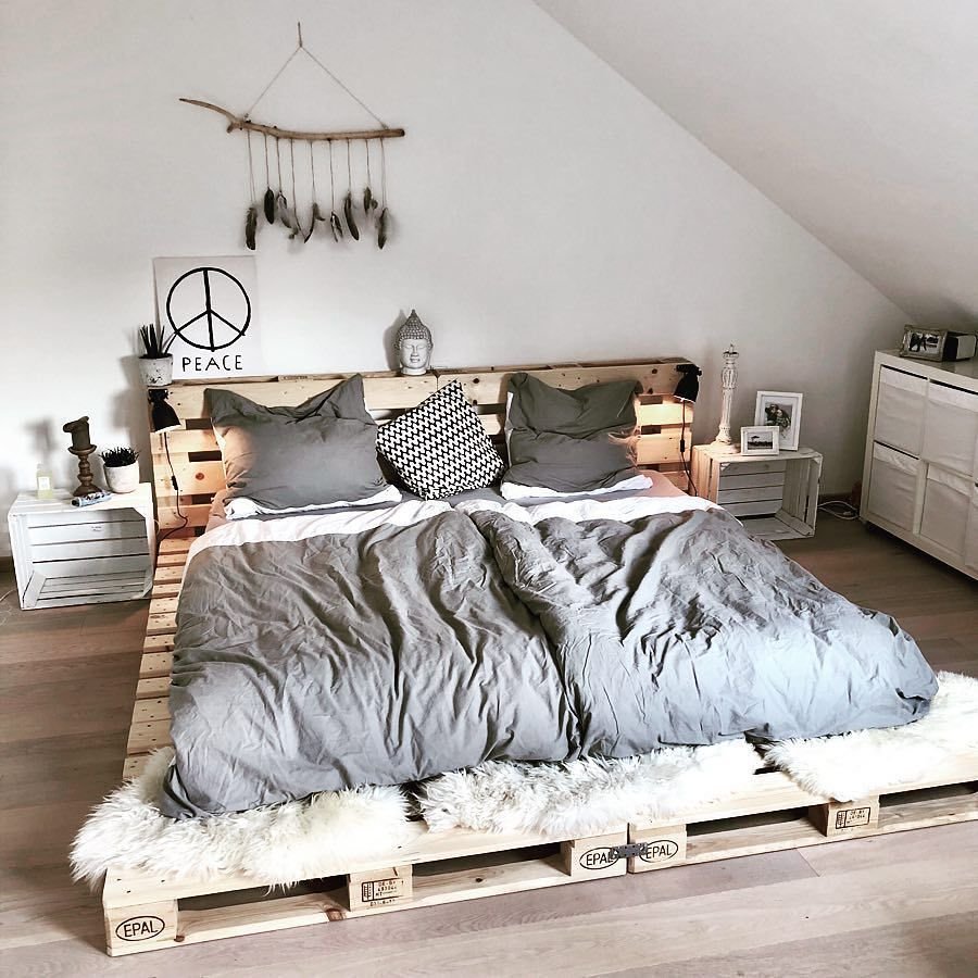 Кровать деревянная лофт
