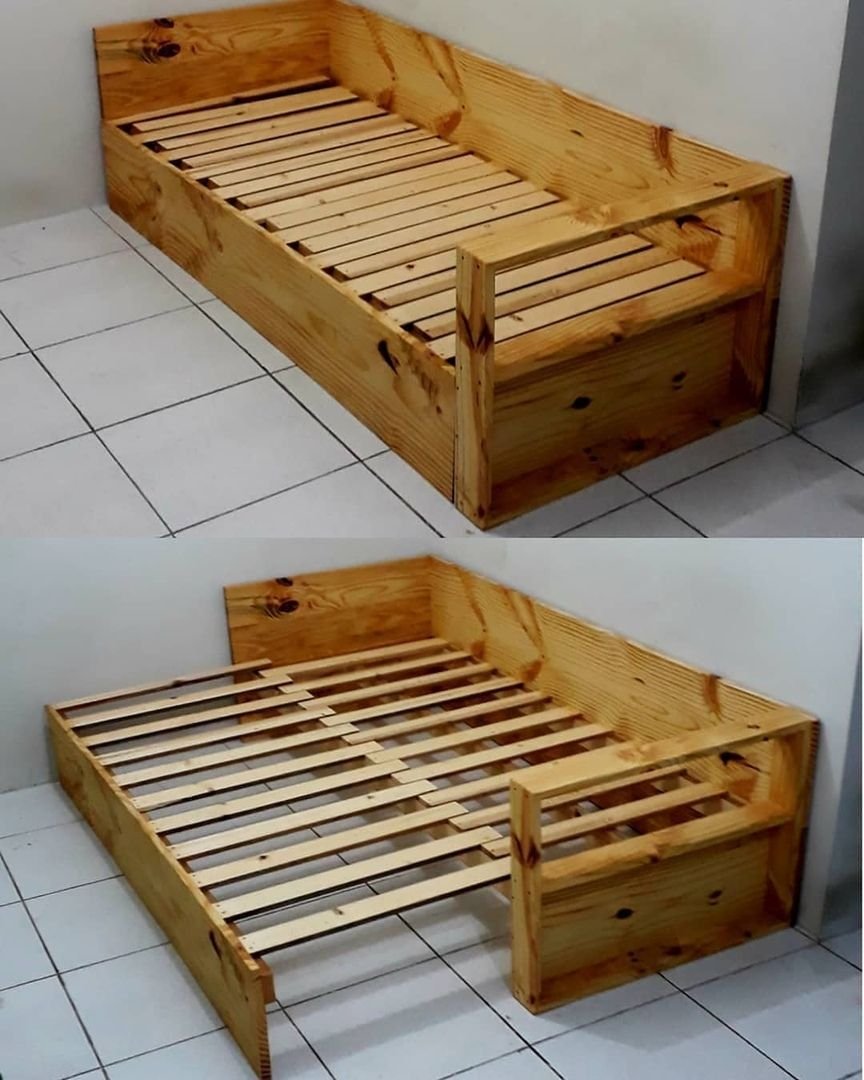 Самодельная кухня из дерева
