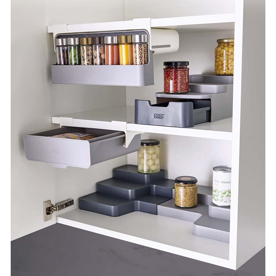 Органайзер для кухонного шкафа, 290x130x170 мм (белый)