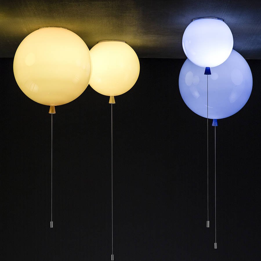 Светильники в виде воздушных шаров