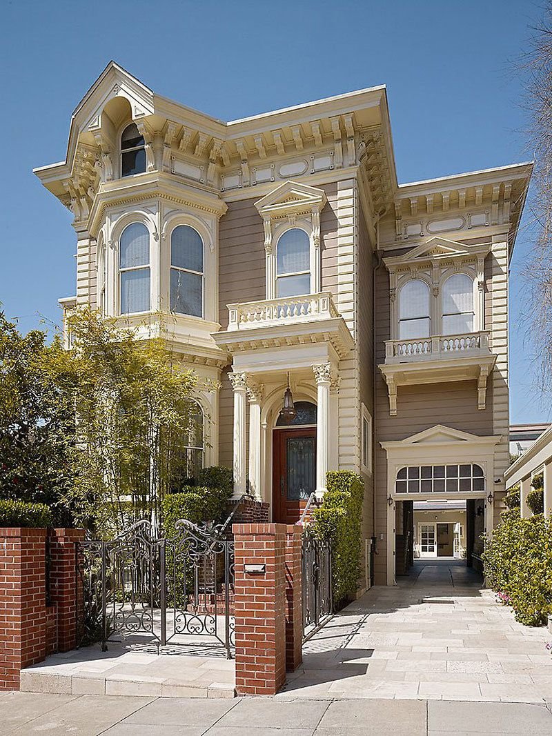 Сан Франциско дома Викторианский стиль