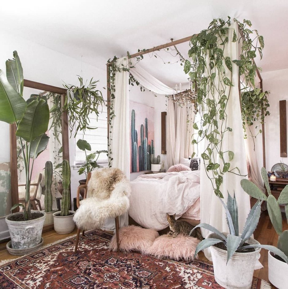 Cottage Core aesthetic комната