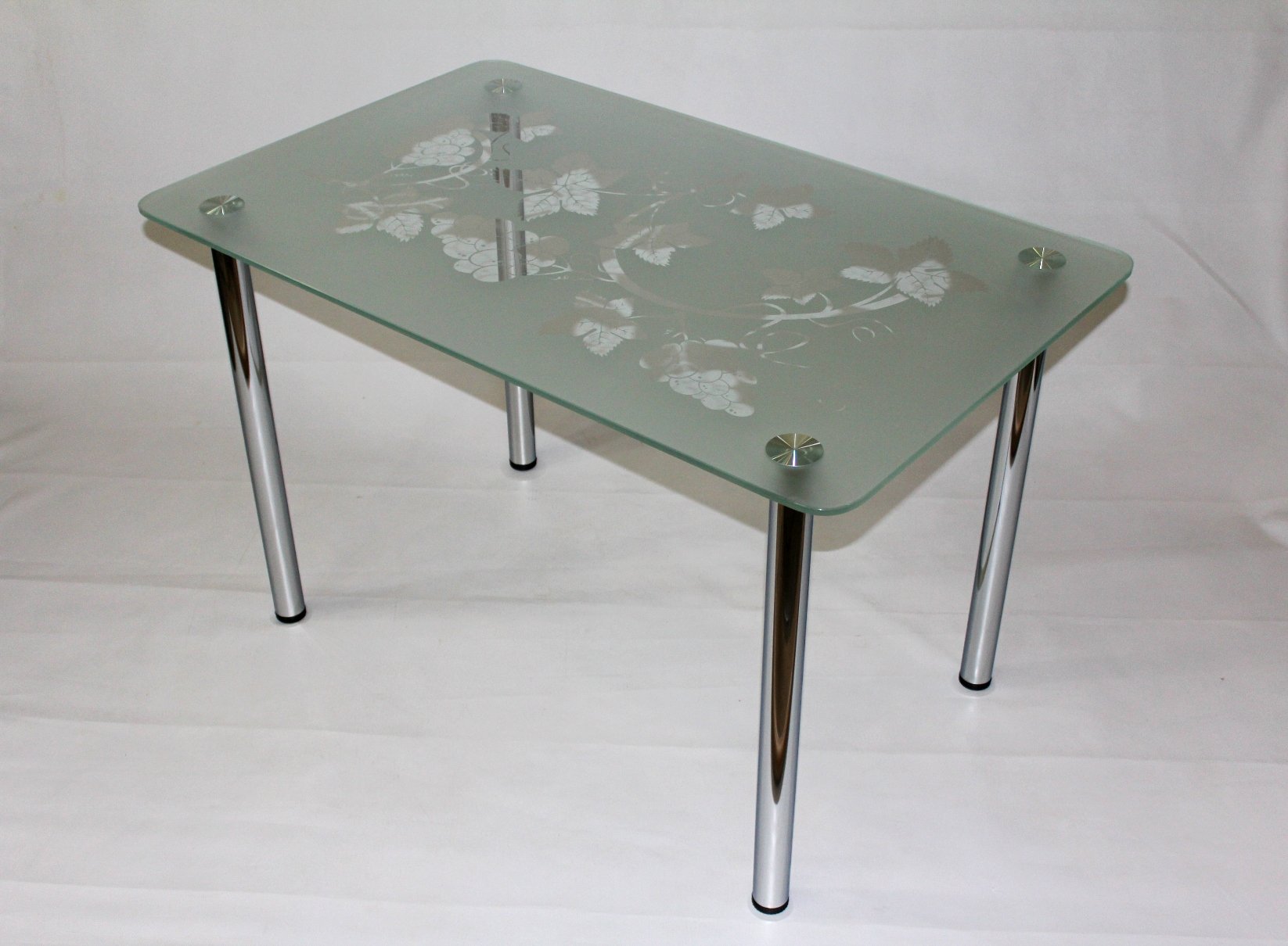 стол кухонный 110х70 раскладной с матовым стеклом