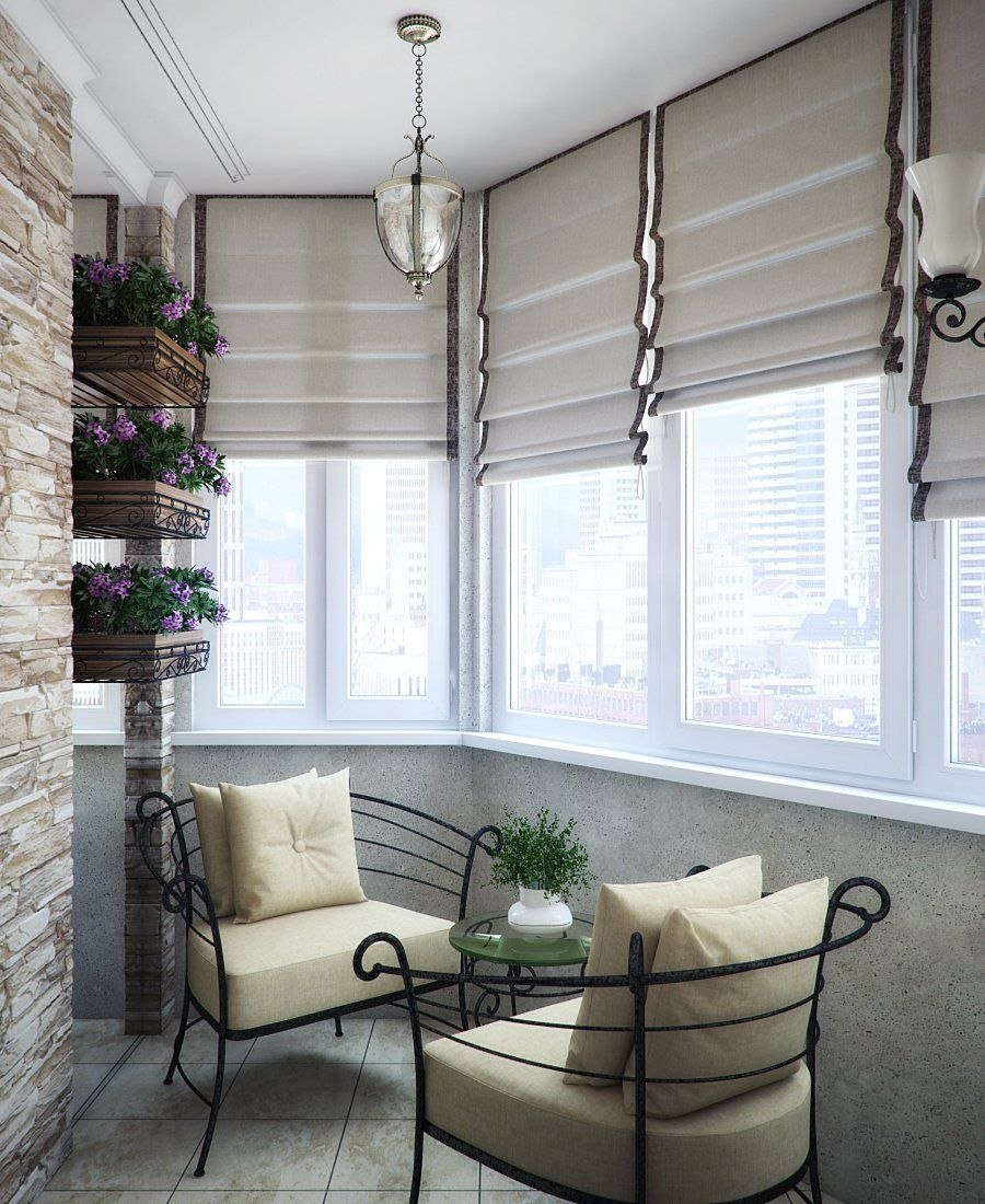 Шторы для балкона есть