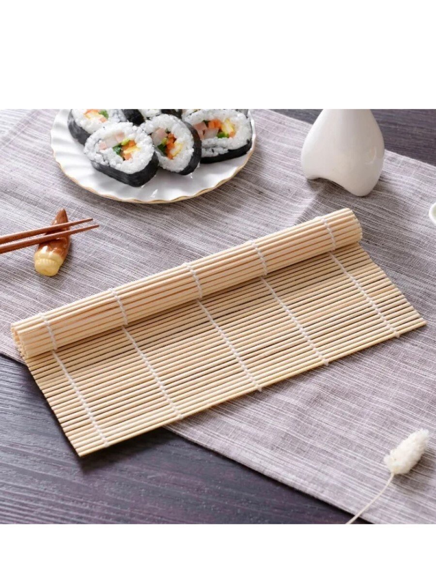 Коврик для суши бамбуковый Bamboo sushi-mat, 24*24