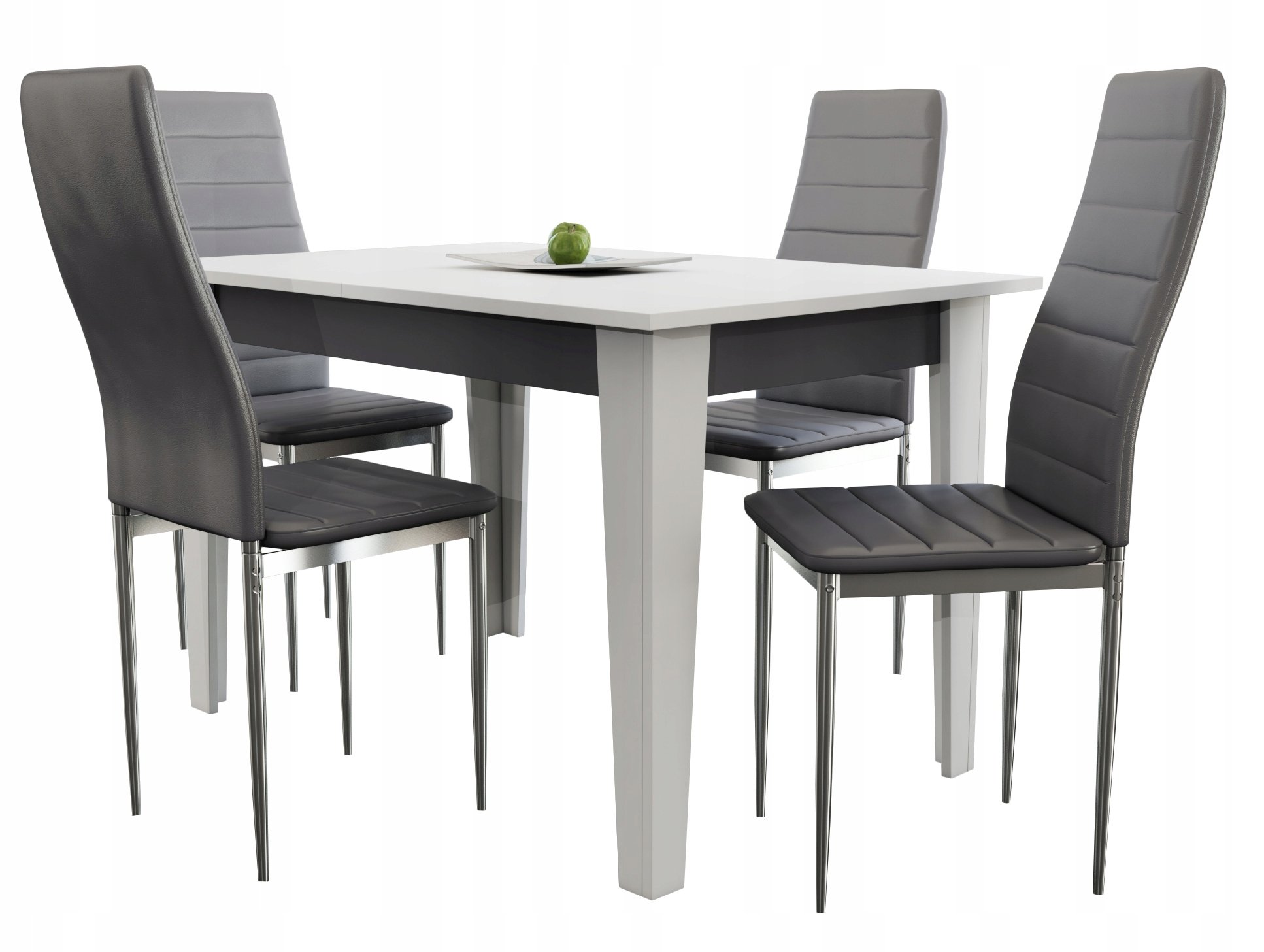 Стол кухонный набор. Стол Rene 120. Обеденный комплект "стол Лион ПМ+стулья Кармен". Набор мебели (стол + 4 стула) Вайт бел..