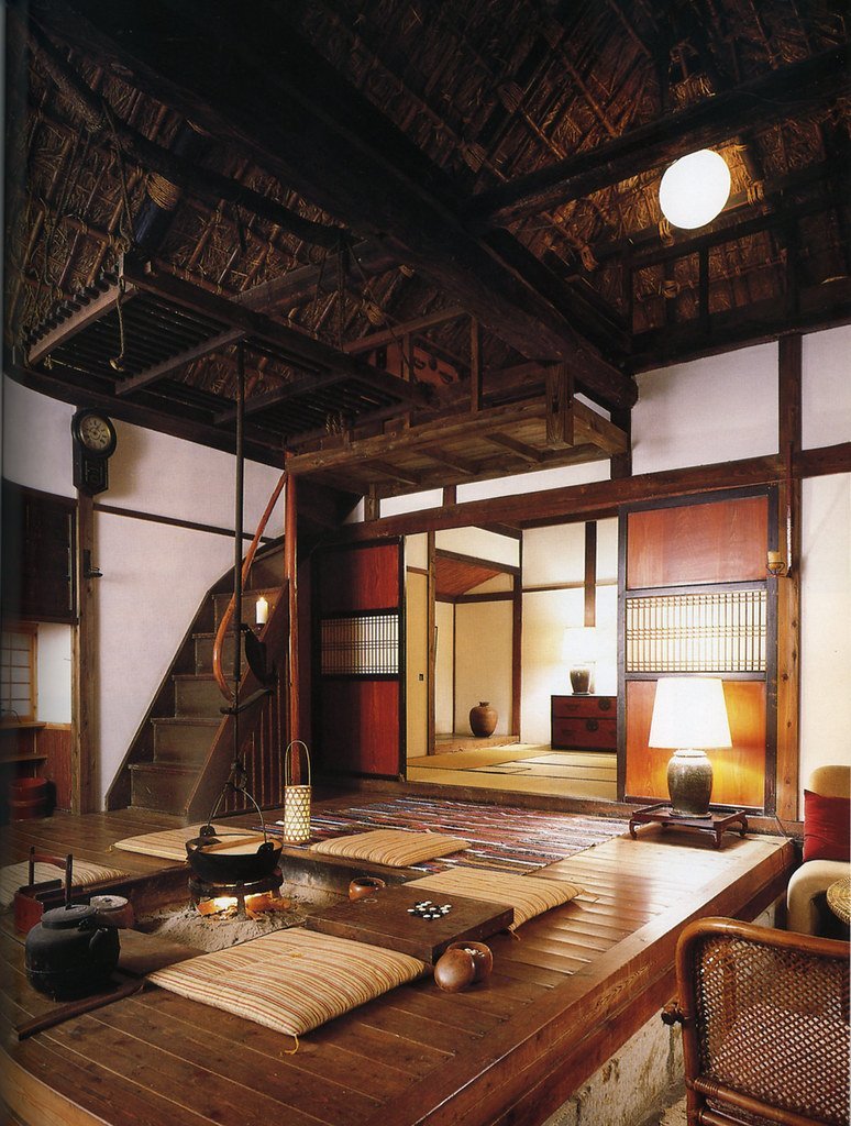 Минка японский дом интерьер