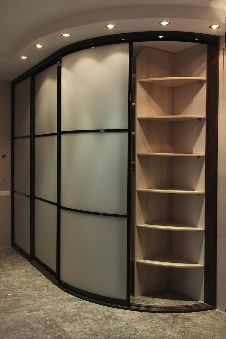 Радиусный шкаф купе "Родос-1"