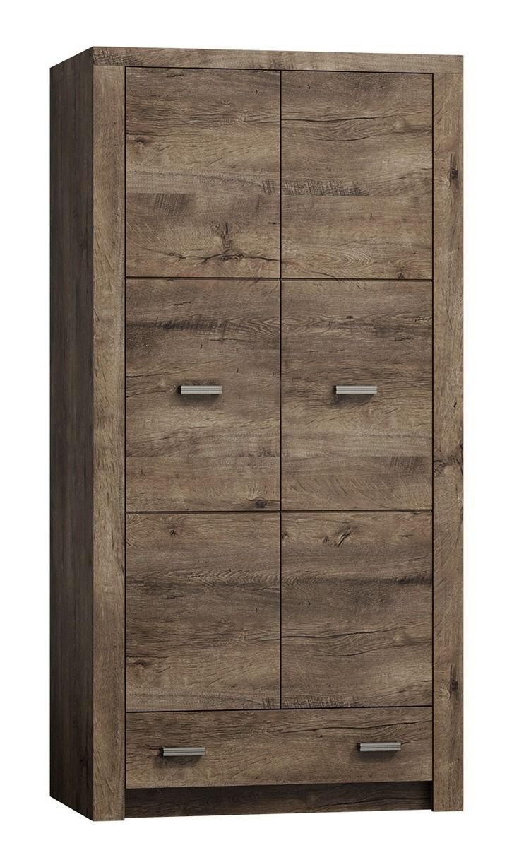 Угловой деревянный шкаф