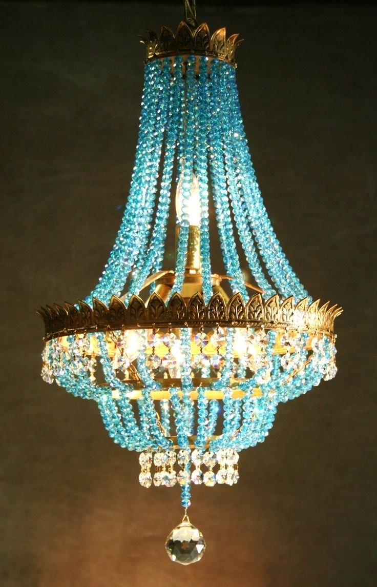 Люстра chanteuse Chandelier Turquoise