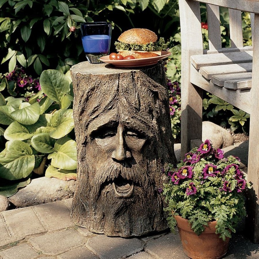 Деревянные скульптуры для сада