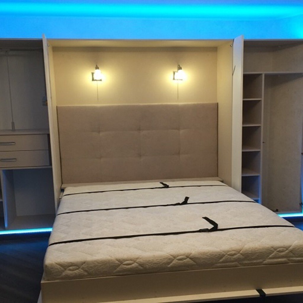 Шкаф кровать с подсветкой