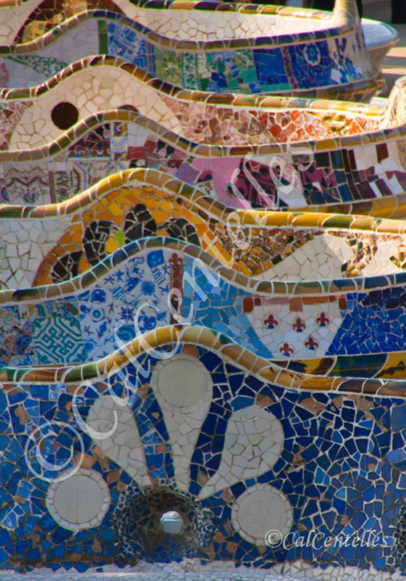 Гауди Мозаичное панно