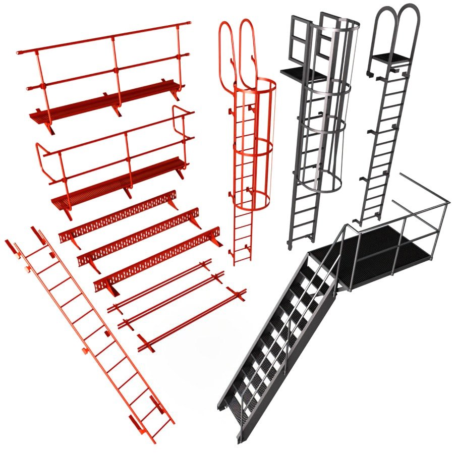 Архитектурный чертеж лестницы