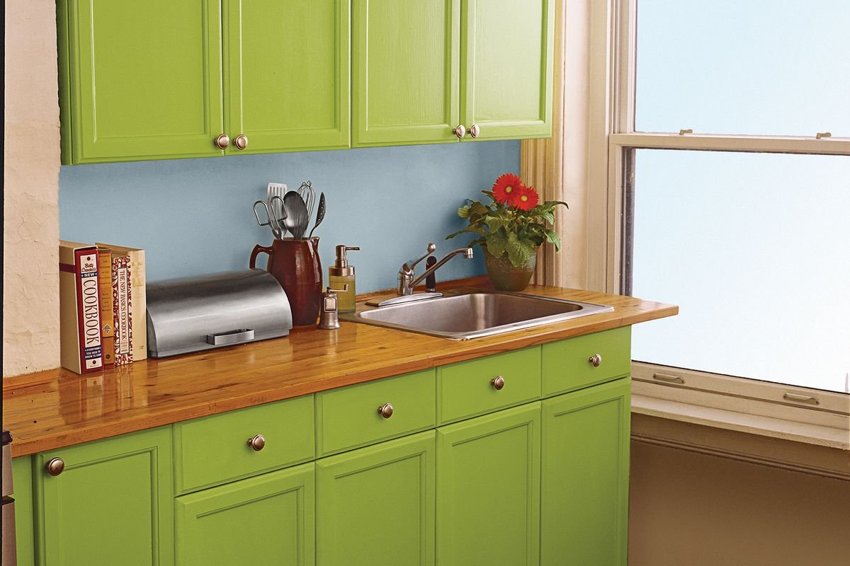 Покрасить кухню из мдф покрытую пленкой в домашних условиях