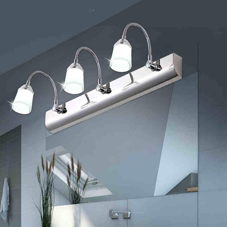 Модные светильники для ванной комнаты