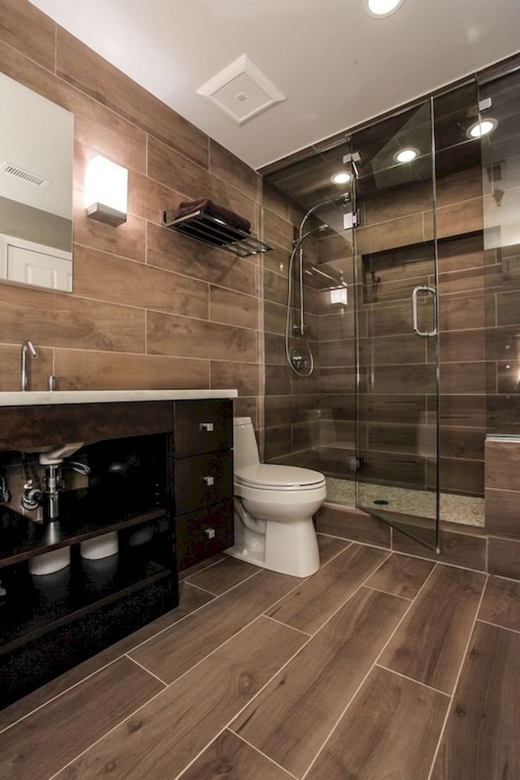 Ванная комната коричневый