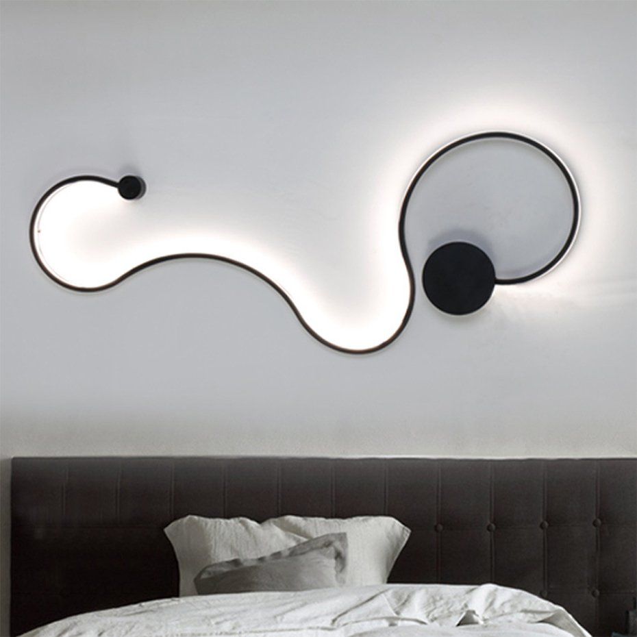 Настенный светильник Modern White Glass Wall Lamp Ball Hallway Wall Light Bedroom beside Lighting