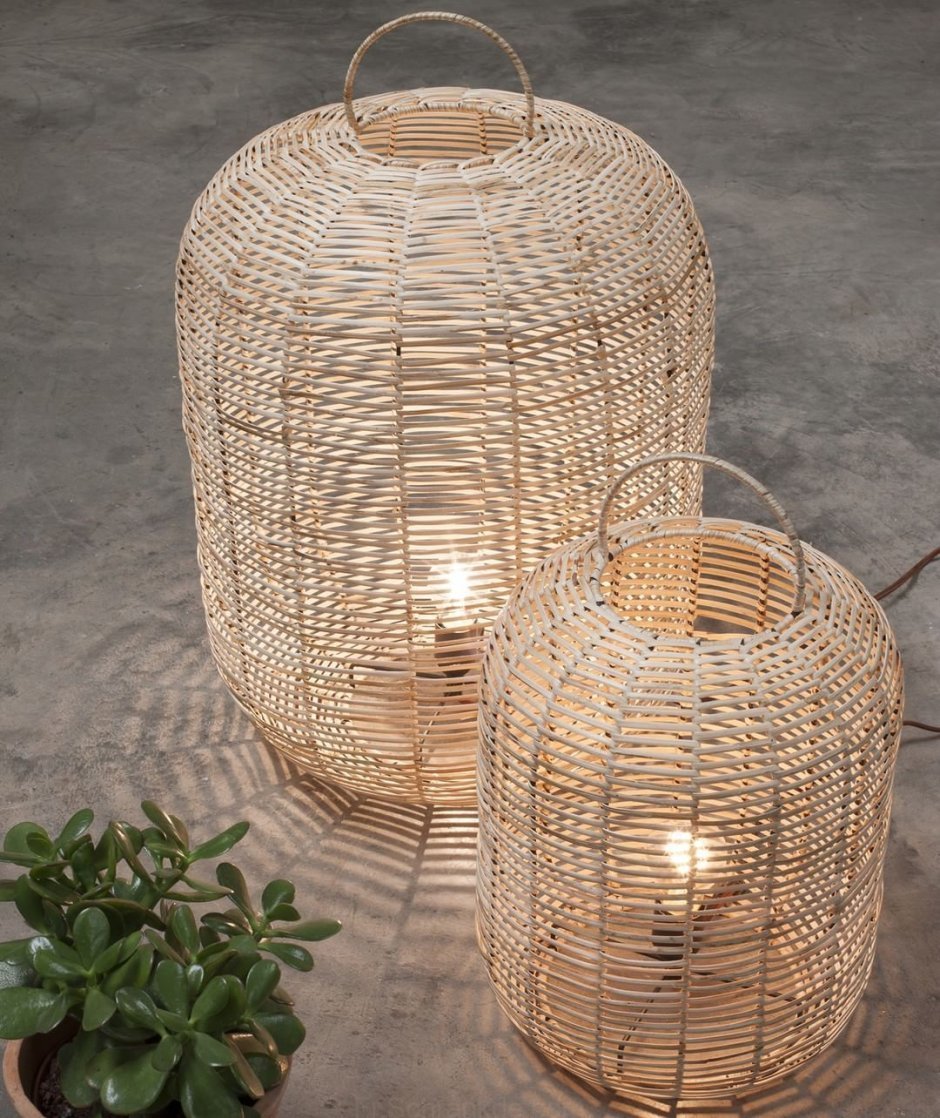 Bamboo Woven Pendant Light Shade